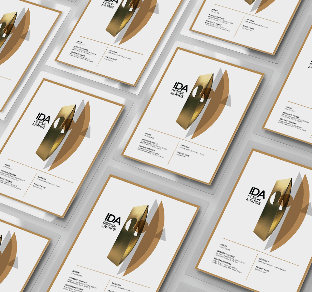 IDA Premium Magnetic Wall-Mount Certificate (Gold)